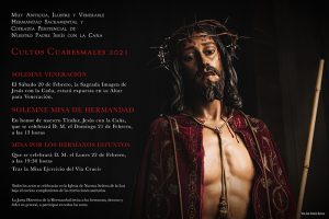 Los primeros Cultos como Hermandad Sacramental de Nuestro Padre Jesús con la Caña