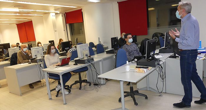 AJE Cuenca ha aprovechado las instalaciones del vivero para impartir distintas jornadas informativas