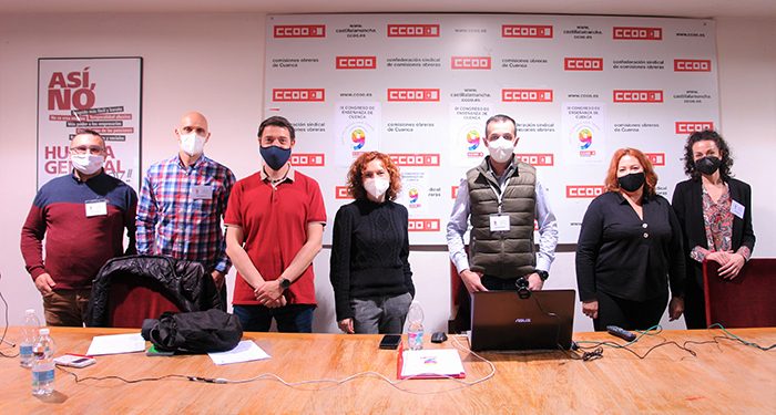 Alfredo Guijarro Moya, elegido por unanimidad secretario general de CCOO-Enseñanza de Cuenca