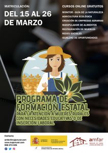 AMFAR abre desde la inscripción para siete cursos online gratuitos
