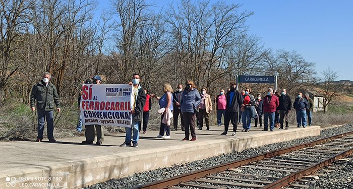 Cuenca se vuelca para que no desaparezca la línea de tren convencional Madrid-Cuenca-Valencia