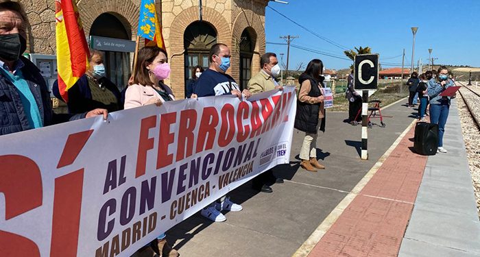 Cuenca se vuelca para que no desaparezca la línea de tren convencional Madrid-Cuenca-Valencia