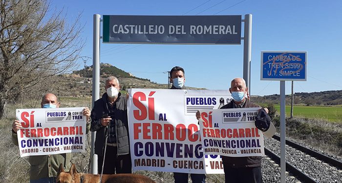 Cuenca se vuelca para que no desaparezca la línea de tren convencional Madrid-Cuenca-Valencia