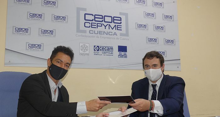 CEOE-Cepyme Cuenca y ECCODIEZ firman un convenio que permitirá potenciar las campañas publicitarias 1 CEOE-Cepyme Cuenca y ECCODIEZ firman un convenio que permitirá potenciar las campañas publicitarias
