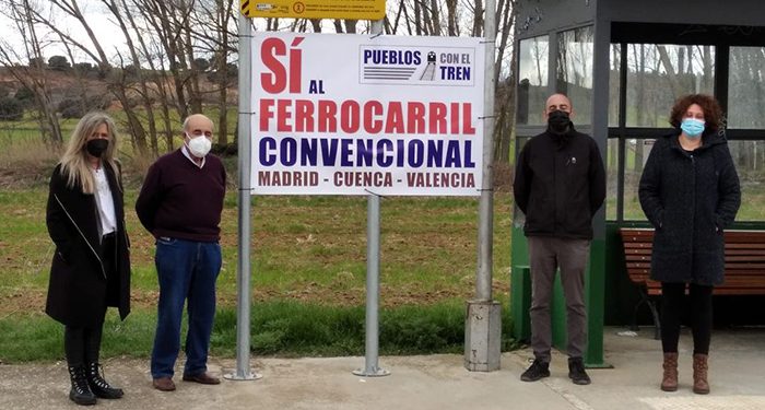 Cuenca se vuelca para que no desaparezca la línea de tren convencional Madrid-Cuenca-Valencia