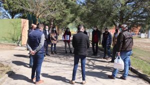 Comienza el replanteo de las obras del Centro Fitness Municipal de Cabanillas