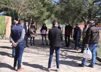 Comienza el replanteo de las obras del Centro Fitness Municipal de Cabanillas