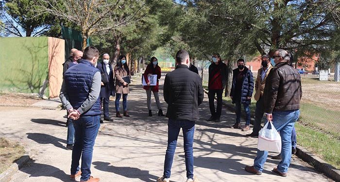 Comienza el replanteo de las obras del Centro Fitness Municipal de Cabanillas 1 Comienza el replanteo de las obras del Centro Fitness Municipal de Cabanillas