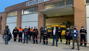 El Gobierno regional entrega nuevos equipos de uniformidad a la Agrupación de Protección Civil de Tarancón