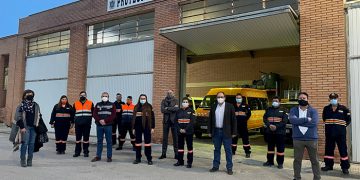 El Gobierno regional entrega nuevos equipos de uniformidad a la Agrupación de Protección Civil de Tarancón