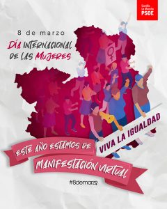 El PSOE de CLM lanza una campaña virtual para que el espíritu del 8-M viva en las redes sociales