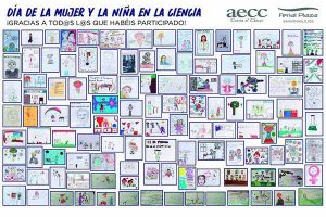 Ferial Plaza y AECC Guadalajara entregan sus premios al concurso de dibujo por el Día de la Mujer y la Niña en la ciencia