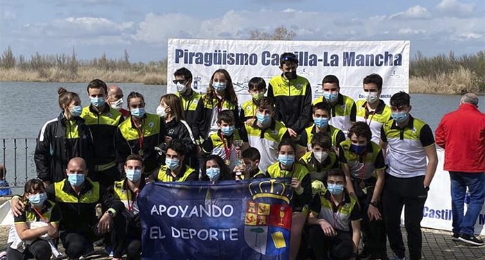 Brillante inicio de temporada del Club Piragüismo Cuenca con Carácter