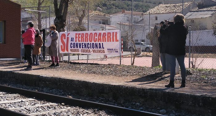 Cuenca se vuelca para que no desaparezca la línea de tren convencional Madrid-Cuenca-Valencia