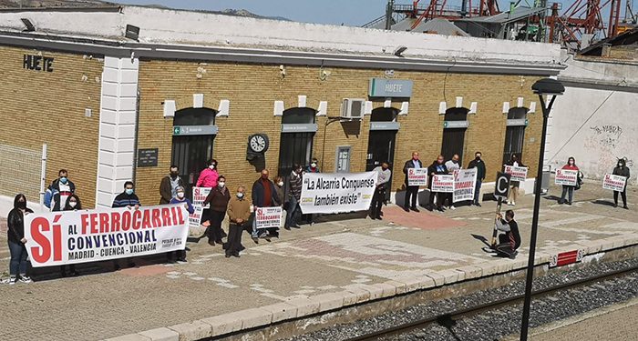 Cuenca se vuelca para que no desaparezca la línea de tren convencional Madrid-Cuenca-Valencia