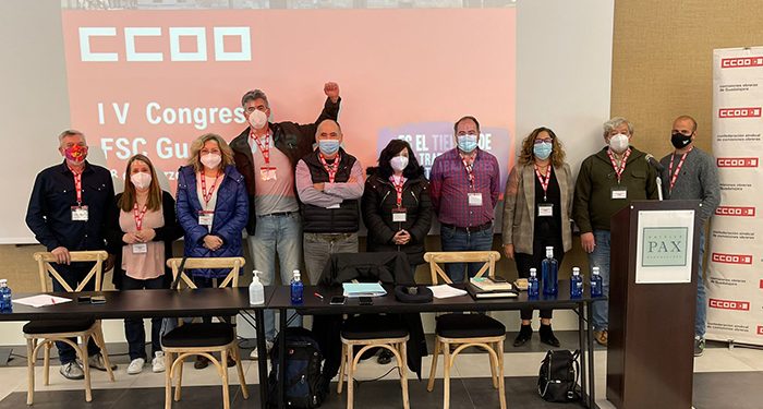 Jesús Calvo elegido nuevo secretario general de CCOO-FSC de Guadalajara con el respaldo unánime de su IV Congreso