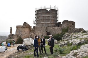 La Diputación de Cuenca comienza las obras de restauración de la torre del homenaje y la muralla del conjunto histórico de Moya