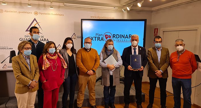 La Diputación de Guadalajara ejecutará en 2021 un Plan Extraordinario de Inversiones de 24,5 millones de euros