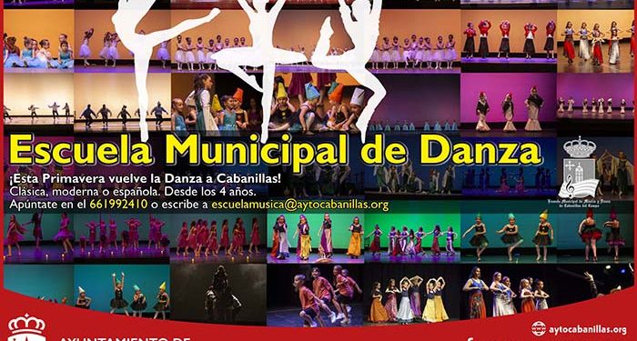 La Escuela Municipal de Danza de Cabanillas retomará su actividad tras las vacaciones de Semana Santa