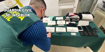 La Guardia Civil detiene a cuatro personas en Tarancón por delitos de falsedad documental, contra la seguridad del tráfico y tentativa de hurto