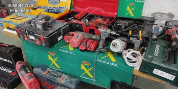 La Guardia Civil y la Policía Nacional detienen en Guadalajara a cuatro personas por robo en el interior de vehículos