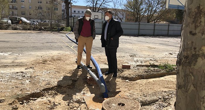 La rotura del principal colector de agua de Cuenca implicará una obra de “gran envergadura” a 18 metros de profundidad
