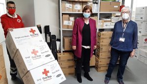 La Subdelegación del Gobierno de Guadalajara distribuye 60.000 mascarillas entre ayuntamientos y entidades sociales