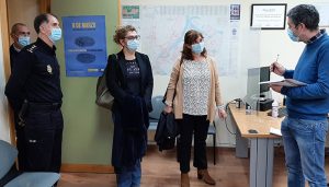 La subdelegada del Gobierno de Guadalajara visita la Unidad de Atención a la Familia y Mujer (UFAM) de la Policía Nacional