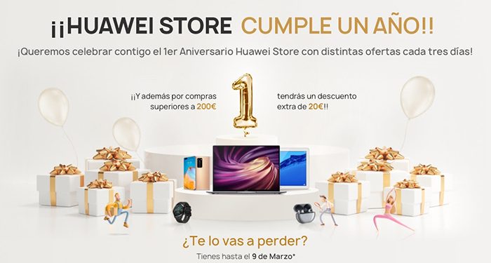La tienda online de HUAWEI, Huawei Store, celebra su primer aniversario