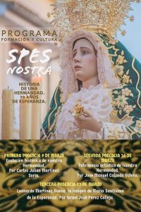 La V. H. de María Stma. de la Esperanza pone en marcha el programa online de formación y cultura “Spes Nostra”