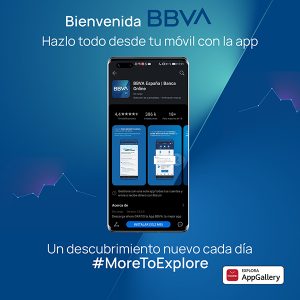 La ‘app’ de BBVA, disponible para todos los terminales de Huawei a través de AppGallery