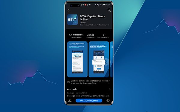 La ‘app’ de BBVA, disponible para todos los terminales de Huawei a través de AppGallery