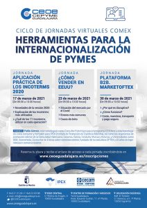 Nuevo ciclo virtual de jornadas de comercio exterior de CEOE-Cepyme Guadalajara