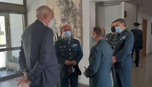 Primera visita institucional del General Jefe de la Guardia Civil en Castilla-La Mancha a la Comandancia de Cuenca