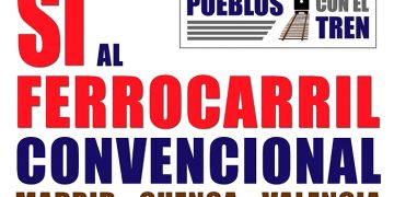 Pueblos con el Tren pide a RENFE y ADIF que el autobús “no sea una excusa para demorar la reparación de la línea Cuenca-Utiel o, en el peor de los casos, suprimirla”
