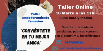 Quintanar del Rey visibilizará el 8M con un taller de empoderamiento femenino impartido por Tatiana Rodríguez de la Paz