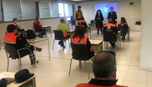 Siete agrupaciones de Protección Civil de Guadalajara se forman en diversas técnicas para actuar ante un incendio en espacios con vegetación