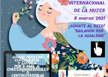 Sigüenza celebra el Día Internacional de las Mujeres vistiéndose de violeta y ‘Bailando por la Igualdad’