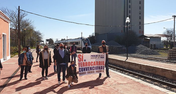 Cuenca se vuelca para que no desaparezca la línea de tren convencional Madrid-Cuenca-Valencia