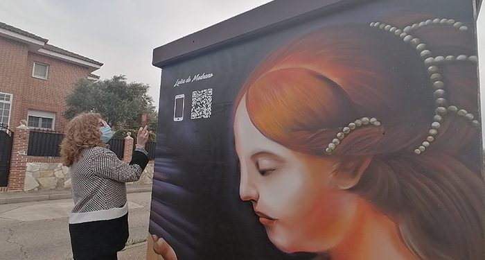 Villanueva de la Torre visibiliza a grandes mujeres de la historia en el Día Internacional de la Mujer con un mural dedicado a Luisa de Medrano
