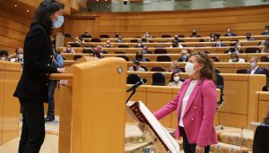 Aurelia Sánchez adquiere la condición plena de senadora