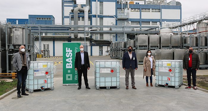 DESTINA transporta de manera gratuita la donación de 2.4 toneladas de hidrogel por parte de BASF a instituciones castellano-manchegas