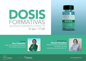 Fundación Eurocaja Rural inaugura su nuevo programa 'Dosis Formativas' con una conferencia online sobre las vacunas contra el COVID-19c