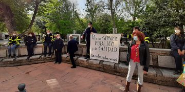 Cuenca en Marcha muestra su apoyo a los trabajadores de Correos y pide a Dolz “implicarse para garantizar el servicio público”