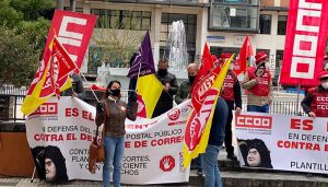 Delegados y delegadas del sector postal de UGT y CCOO en Cuenca “Están aprovechando miserablemente la pandemia para acelerar el desguace de Correos”