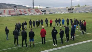 Dolz traslada su apoyo al Conquense ante los próximos partidos “vitales” que van a disputar