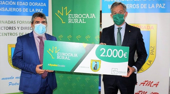 Edad Dorada Mensajeros de la Paz invertirá la 'Ayuda Social' de Fundación Eurocaja Rural en Equipos de Protección Individual para sus residencias
