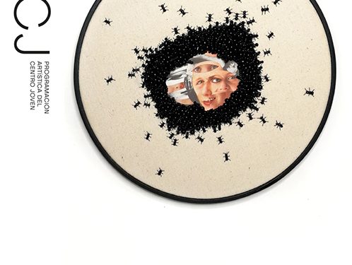 El bordado artesano llevado al terreno artístico protagoniza la exposición de Pequeño Espanto que acoge el Centro Joven de Cuenca