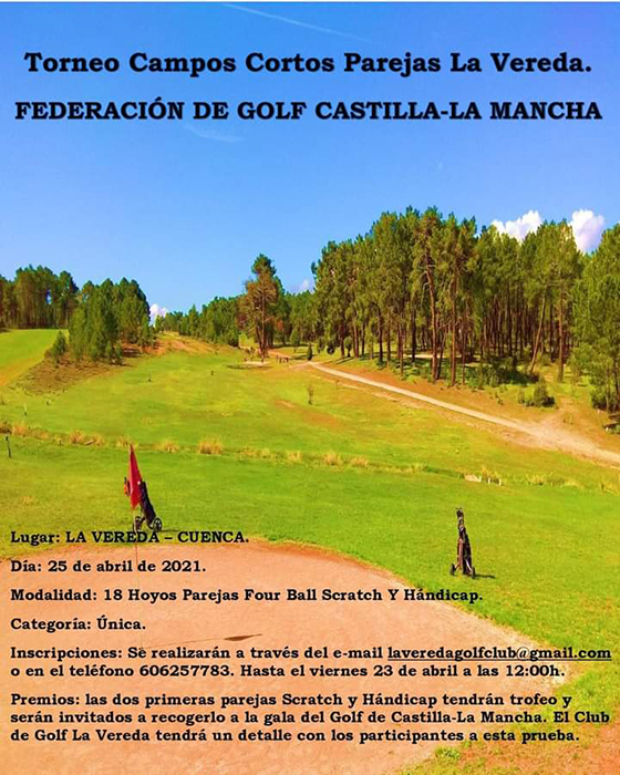 El Club de Golf la Vereda acoge el 25 de abril el campeonato regional de  golf por parejas de campos cortos | Liberal de Castilla