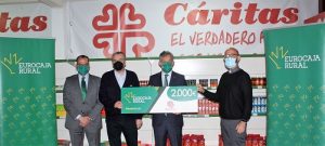 El economato 'Papa Francisco', de Cáritas Interparroquial en Talavera de la Reina, merecedor de una de las 'Ayudas Sociales' de Fundación Eurocaja Rural